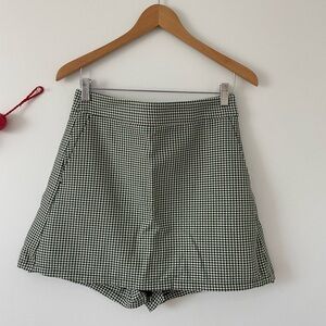 Gingham Zara Skort